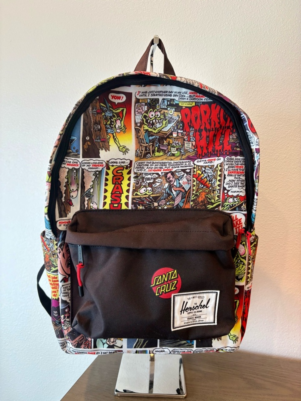 Herschel Supply Co. x Santa Cruz Comic Print Backpack | Classic XL | Black